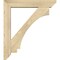 Ekena Millwork Imperial Slat Rough Sawn Bracket w/ Offset Brace, Douglas Fir, 6"W x 30"D x 34"H BKT0604X30X34IMP06RDF - alternate 4